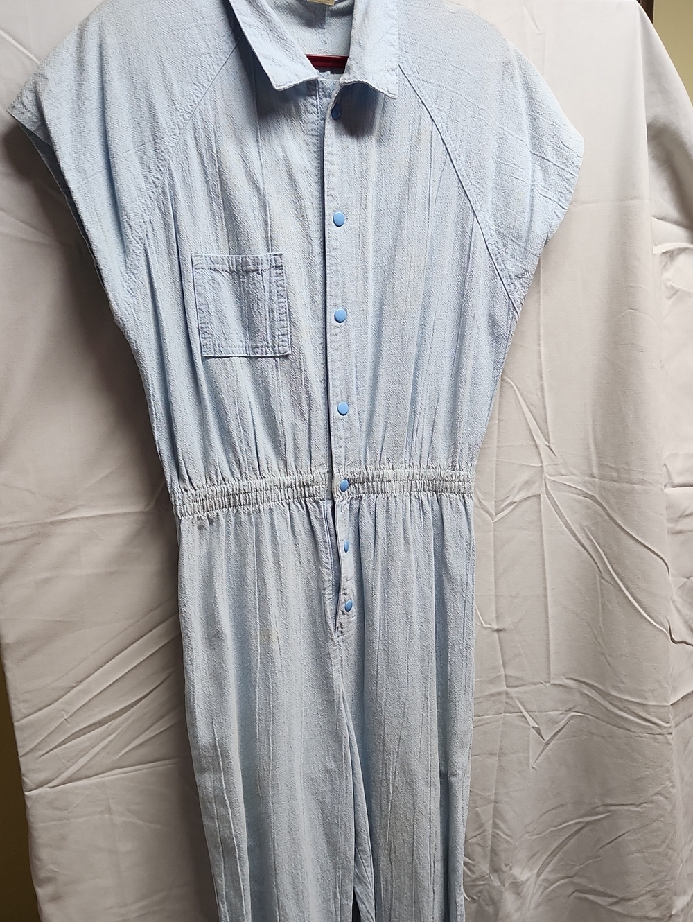 Kids Light Blue One-Piece Jumpsuit